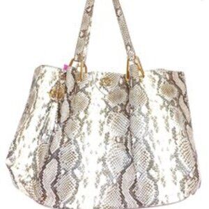 Ann Klein Faux Snake Skin Shoulder Bag